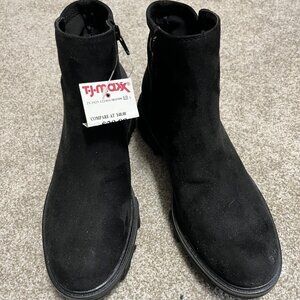 Unisa Unwadi Chunky Booties Ankle Boots Black Size 7.5M  New w/ tags